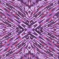 thumbnail image 1 of Ahgly Tapis d'Intérieur Lavable en Machine Carré Violet Transitionnel, 5 Pieds Carré, 1 of 7