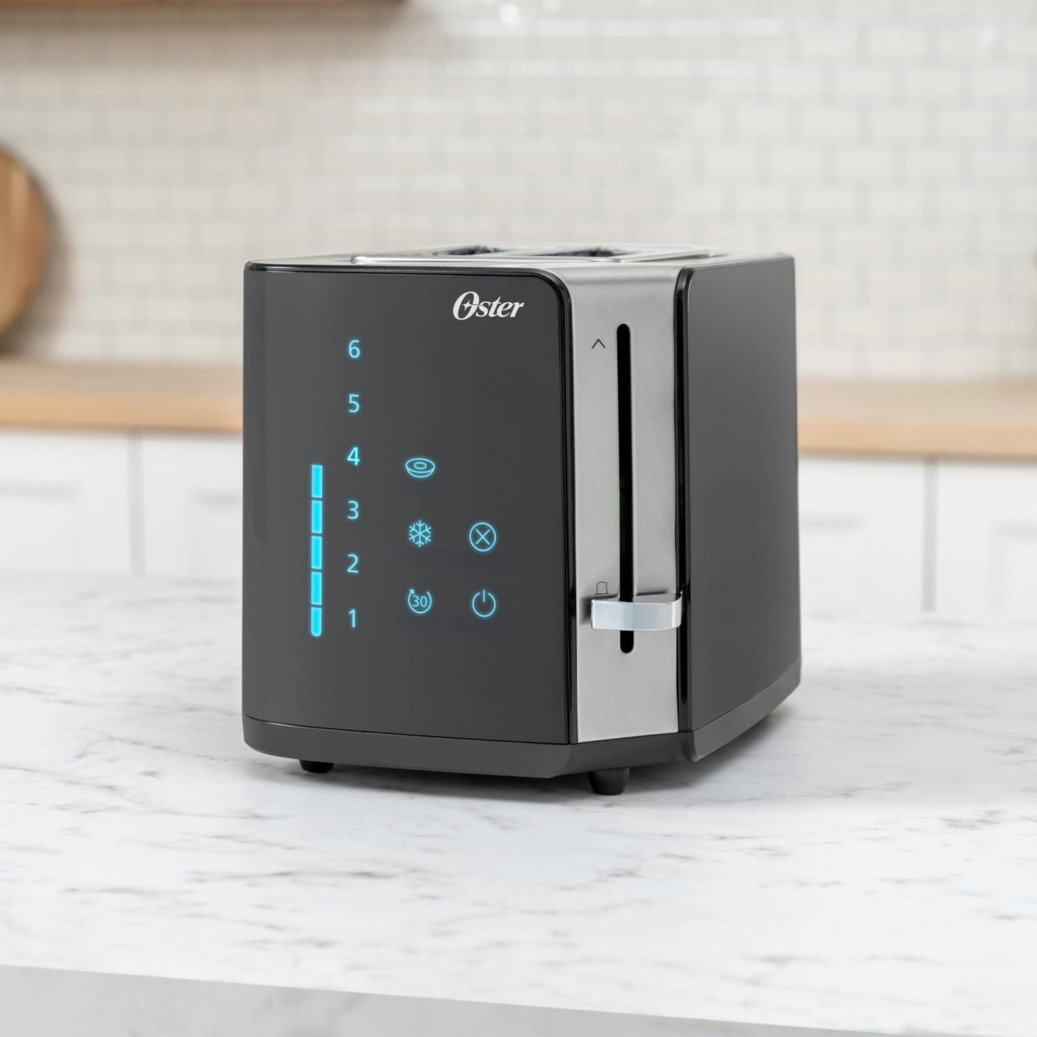Grille-pain à écran tactile 2 fentes Oster avec commandes numériques
