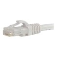thumbnail image 4 of C2G 1ft Cat6a Snagless Unshielded (UTP) Network Patch Ethernet Cable-White - Patch cable - RJ-45 (M) to RJ-45 (M) - 1 ft - UTP - CAT 6a - molded, snagless, stranded - white, 4 of 4