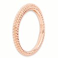 thumbnail image 3 of Bague en Argent Sterling Stackable Expressions Plaquée Rose Taille 9, 3 of 3