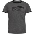 thumbnail image 1 of Halloween Raven Lunatic Mens Ringer T Shirt, 1 of 1