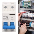 thumbnail image 1 of 2P Photovoltaic Circuit Breaker DC 12-240V 4KA for Power Plants, 1 of 7