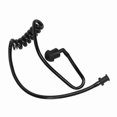 thumbnail image 3 of Tube Acoustique, Conception Ergonomique Réduisant la Fatigue Auditive Micro Tube à Bobine Noir avec Embout pour Casque Radio Bidirectionnel Embouts Transparents, Embouts Roses, Embouts Noirs, 3 of 7