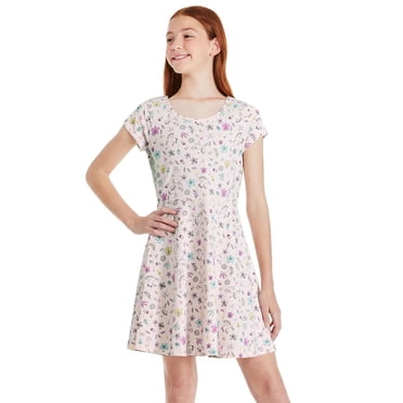 George Girls' Short-Sleeve Skater Dress