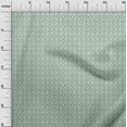 thumbnail image 3 of oneOone Rayon Light Green Fabric Geometric Sewing Craft Projects Fabric Prints By Yard 56 Inch Wide, 3 of 5