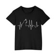 thumbnail image 1 of Birdeem Chemises pour Filles Tout-Petits Enfants Garçons Filles T-Shirt en Coton Mode Mignon Col Rond Imprimé Tee Manches Courtes Haut, 1 of 12