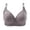 Gray#women's bra no wire, variant on FAVIPT Soft Bras for Women Breathable Push Up Daily Bras Adjustable Wireless Floral Print Bra Comfort Senior Underwear Khaki,XL