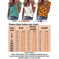 thumbnail image 2 of MAWCLOS Chemises pour Femmes Hauts Floraux Blouse Col en V Tee-Shirt Manches Courtes Blanc TG, 2 of 2