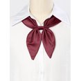 thumbnail image 2 of INSPIRE CHIC Robe de Marin pour Femme Pré-Nouée avec Nœud Papillon Nœud Papillon Déco Rouge Foncé Taille Unique, 2 of 5