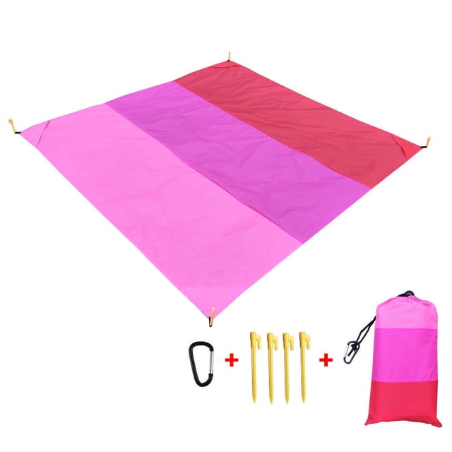 Sand Proof Beach Blankets with Storage Beach Blanket Outdoor Picnic Blanket Large Sand Free Water Proof Beach Mat Lightweight Sand Free Beach Mat Sand Free Beach Blankets