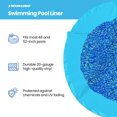 thumbnail image 2 of Swirl Bottom Round Overlap Pool Liner 48/52-in Deep, 2 of 7