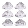 thumbnail image 1 of 6 Pack Triangle Microfiber Mop Pads Replacement For Shark Lift-Away Pro & Genius Steam Pocket Mop S3973 Washable Mopping Cloth Accessories, 1 of 6