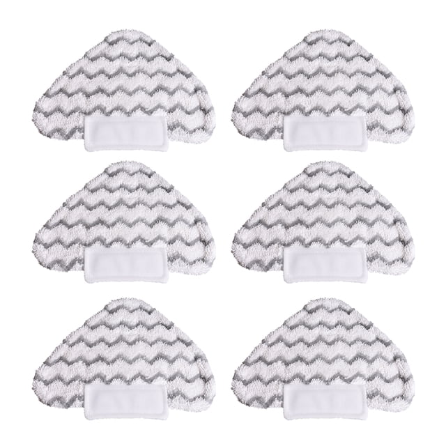 6 Pack Triangle Microfiber Mop Pads Replacement For Shark Lift-Away Pro & Genius Steam Pocket Mop S3973 Washable Mopping Cloth Accessories