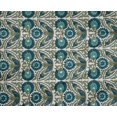 thumbnail image 4 of oneOone Polyester Lycra Fabric Leaves & Floral Block Printed Fabric 1 Yard 56 Inch Wide, 4 of 4