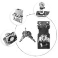 thumbnail image 5 of 2.5/3/4inch Door Locking Hasp Staple Padlock Cupboard Shed Garage Lock with Keys, 5 of 5