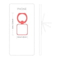 thumbnail image 2 of logo caution line art deco  fashion ph  stand holder square bracket universal support, 2 of 3