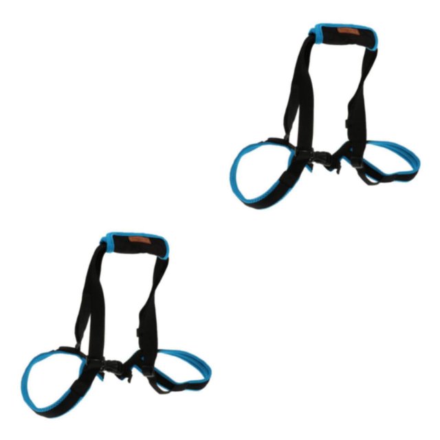 relayinert Dog Leg Auxiliary Belt Lift Harness Harness Aid Mobility Support Blue S 2Set
