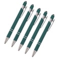thumbnail image 1 of Maplenight Aluminum Ballpoint Pen with Touchscreen Tip - Metal Body, 1.5g Ink, 5pc Set for Business, Student Writing, and Screen Use Army Green, 1 of 4
