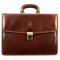 thumbnail image 3 of Mallette en Cuir Pleine Fleur Fait Main Sac pour Ordinateur Portable Style Classique - Time Resistance, 3 of 5