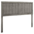 thumbnail image 1 of Modway Robbie King Modern Rubberwood and MDF Headboard in Gray, 1 of 10