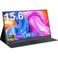thumbnail image 1 of MagicRaven Portable Monitor, 15.6" 1080P FHD Laptop Screen Extender, Second Screen for Laptop/PC/Phones/PS45/X-Box with HDMI/USB C Port & Smart Cover - Open Box, 1 of 5