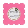 thumbnail image 1 of DesignOvation Scalloped 4" x 4" Pink Decorative Tabletop Picture Frame, 1 of 10
