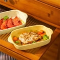 thumbnail image 4 of 1Pcs Plateau de Cuisson en Céramique pour Micro-Ondes et Four Ustensiles de Cuisson, 4 of 7
