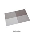 thumbnail image 3 of fastboy Multi-Color Woven Placemats Simple Style Waterproof Heating Insulation Table Mat Home Decor Kitchen Tablecloth Light Coffee, 3 of 6