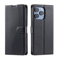 thumbnail image 1 of iPhone 16 PRO Étui, Portefeuille en Cuir Pu à Rabat Porte-Cartes Support Magnétique, 1 of 5