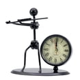 thumbnail image 2 of Boovnll Room Decor, Creative Wrought Iron Musical Instrument Villain Clock Wrought Iron Personality Clock, Home Decor, Bedroom Decor, Living Room Decor, 2 of 2