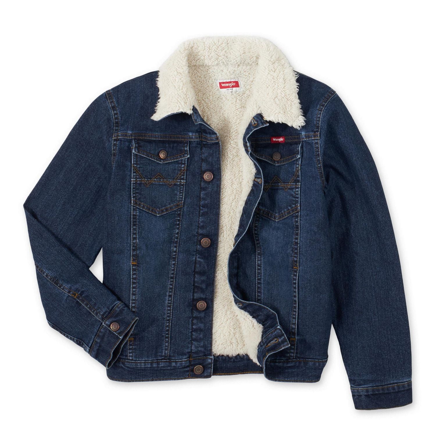 Wrangler Garçons Veste Doublure Sherpa