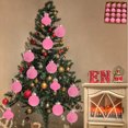 thumbnail image 2 of Feltree Christmas Decorations 16 Piece Flocked Christmas Balls Christmas Decoration SetMultiple Styles of Christmas Tree Decorations Can Also Be Used for Other Party, 2 of 8