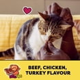 thumbnail image 4 of Gâteries pour chats Temptations Mélimélo arômes de poulet, de bœuf et de dinde, tendres à l'intérieur, croquantes à l'extérieur, 4 of 9