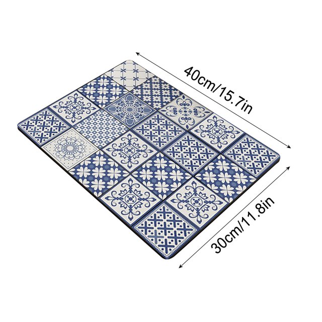 Drying Mat for Kitchen Counter,Kitchen Drying Mat Kitchen Drainage Mat No Wash Insulation Mat Slip Meal Mat Bowl and Drying Mat Bowls for Kitchen,Drying Mats for Countertop