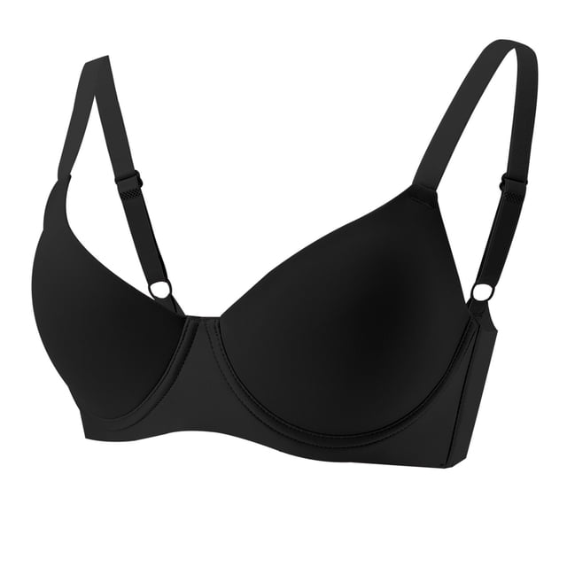 Seamless Underwear Women, Solid Color Backless Seamless Push Up Beautiful Back Everyday, Women's Bra