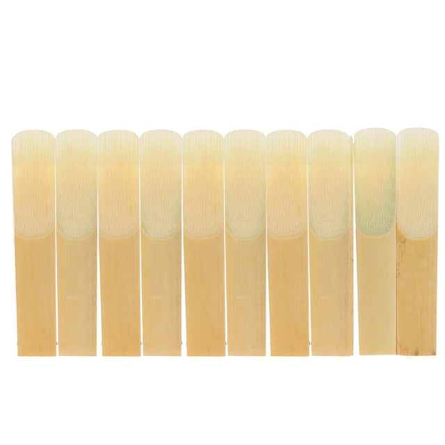 Lot de 10 Pcs Force 2.5 Bambou Reeds pour Accessoires de Clarinette Bb