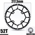 thumbnail image 3 of Plateau de Vélo 104BCD Roue à Chaîne Vélo Rond Rond Plateau de Vélo Simple Bague de Chaîne Roue de Guidage Pièces de Vélo Rondes Noir 52T, 3 of 8