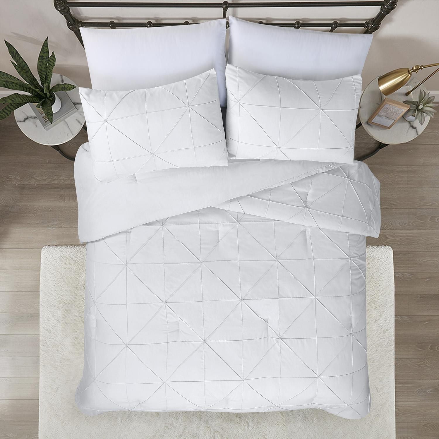 3 Pieces Hartford Pintuck Comforter Set