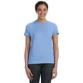 thumbnail image 1 of The Hanes Ladies 45 oz, 100% Ringspun Cotton nano-T T-Shirt - LIGHT BLUE - 2XL, 1 of 1