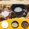 TIMIFIS Fournitures de Pâtisserie Doublures pour Friteuse à Air Chaud, 100 Pcs Doublures Rondes Robustes de 8 Pouces pour Friteuse à Air Utilisent des Gadgets de Cuisine Été