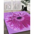 thumbnail image 3 of Ahgly Tapis Rectangulaire Lavable en Machine Intérieur Transitionnel Violet Violet, 8 Pieds x 10 Pieds, 3 of 7