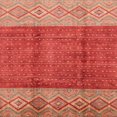 thumbnail image 1 of Ahgly Company Indoor Square Abstract Red Abstract Area Rugs, 5' Square, 1 of 6