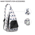 thumbnail image 4 of Great White Shark Attack Print Sling - Dramatic Ocean Scene Design, 4 of 4