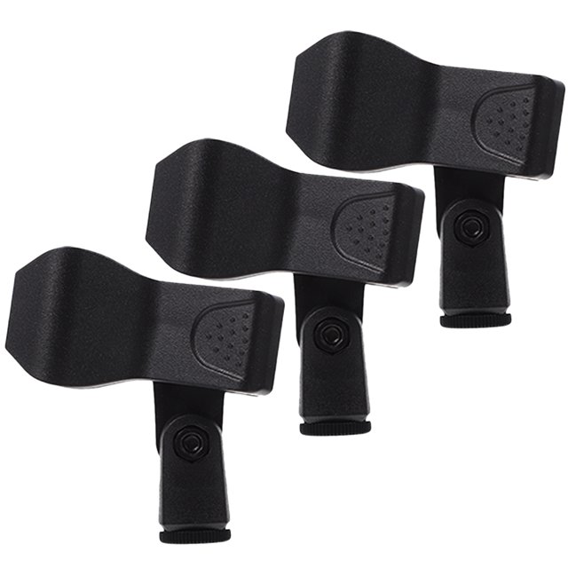 3pcs Universal Microphone Clamps Microphone Holder Clips Universal Microphone Clips Universal Clips