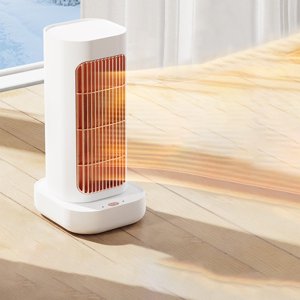 Wzzjkit Space Heater Shaking Small Sun Energy-saving Intelligent Electric Heater Upgraded Small Desk Heater with Overheat Protection for Bedroom, Office Indoor Use Portable Heater