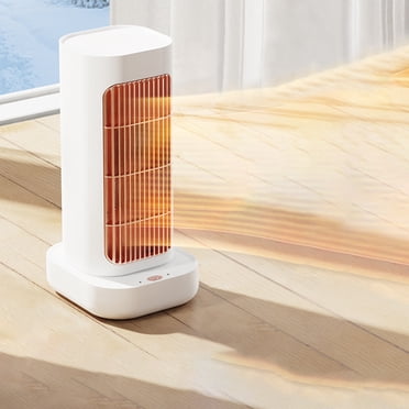 Wzzjkit Chauffage d'Appoint Secouant Petit Soleil Écoénergétique Chauffage Électrique Intelligent Petit Chauffage de Bureau Amélioré avec Protection contre la Surchauffe pour Chambre, Bureau Usage Intérieur Chauffage Portatif