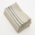 thumbnail image 1 of SARO 1117.N20S Serviette en Lin Carrée de 20 Po à Bordure Latérale - Ensemble Naturel de 4, 1 of 1