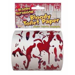 Bloody salle de bains papier toilette Halloween Décor