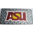 thumbnail image 1 of Plaque d'Immatriculation Laser Diamant Argenté Arizona State Sun Devils ASU, 1 of 1