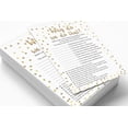 thumbnail image 3 of Inkdotpot Gold ConfettiWhy Do We Do That 50-Pack Bridal Wedding ShowerGameBachelorette Party ActivityGameCards, 3 of 7